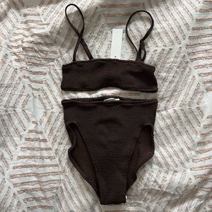 NWT youswim high waisted poise suit in espresso 🤎